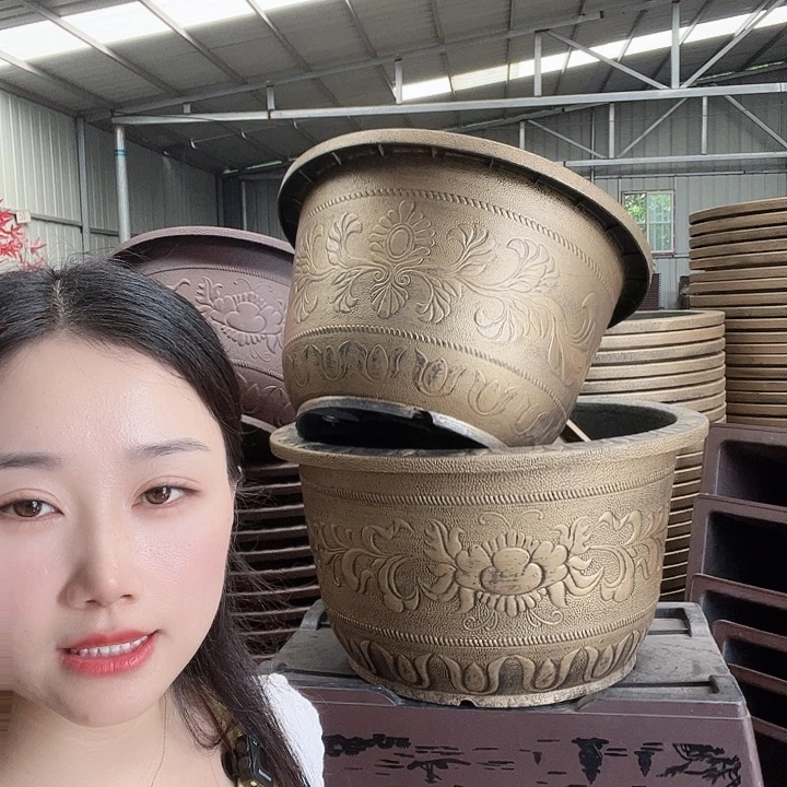 圆形70花盆2个有孔