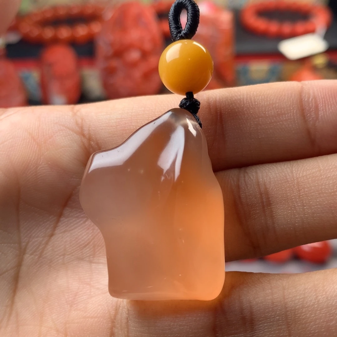 吊坠(不含链)未镶嵌南红玛瑙