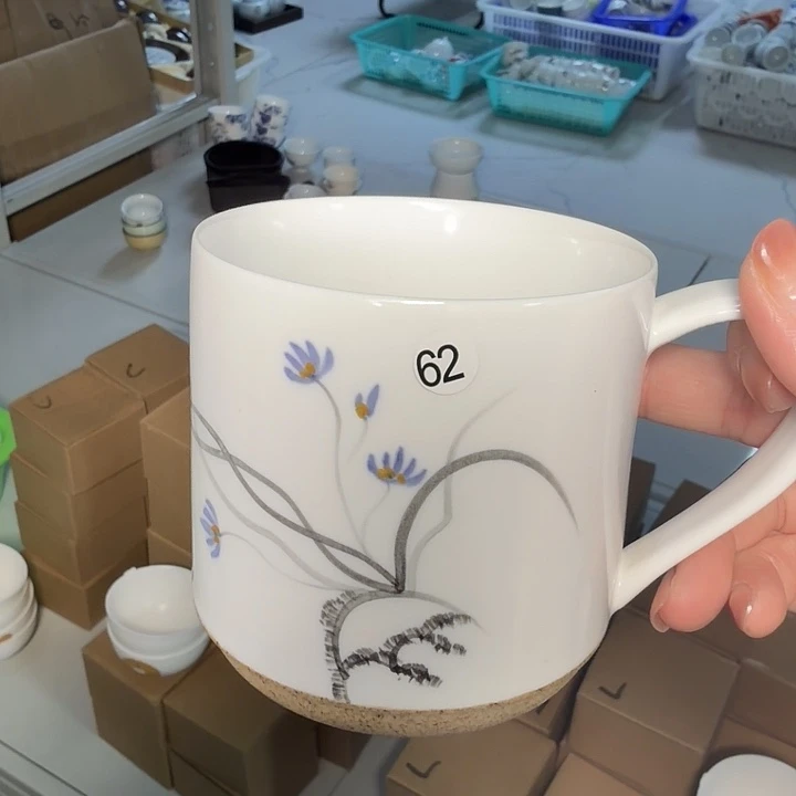 孤品手绘茶杯62号