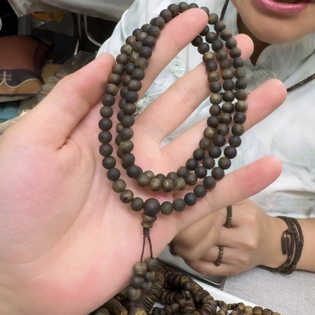 手串沉香白棋母树沉水多圈 0.6 多样性发一