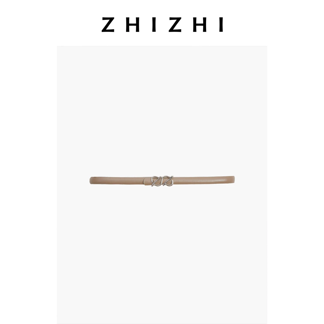 致知 玉连环 zz扣头真皮皮带百搭有质感25年冬季新款ZZ2EWPPX005