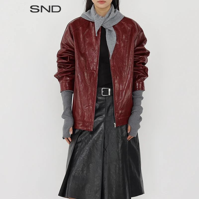 【MEANING OF 设计师品牌】SND AW25 背部褶皱细节短外套