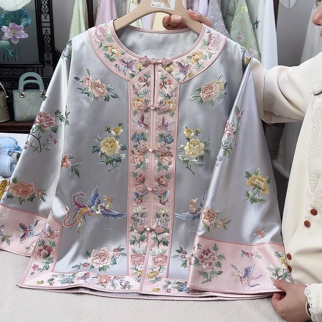 刺绣2苏绣太太服四季款