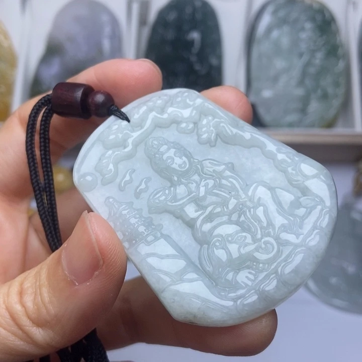 翡翠未镶嵌挂件翡翠