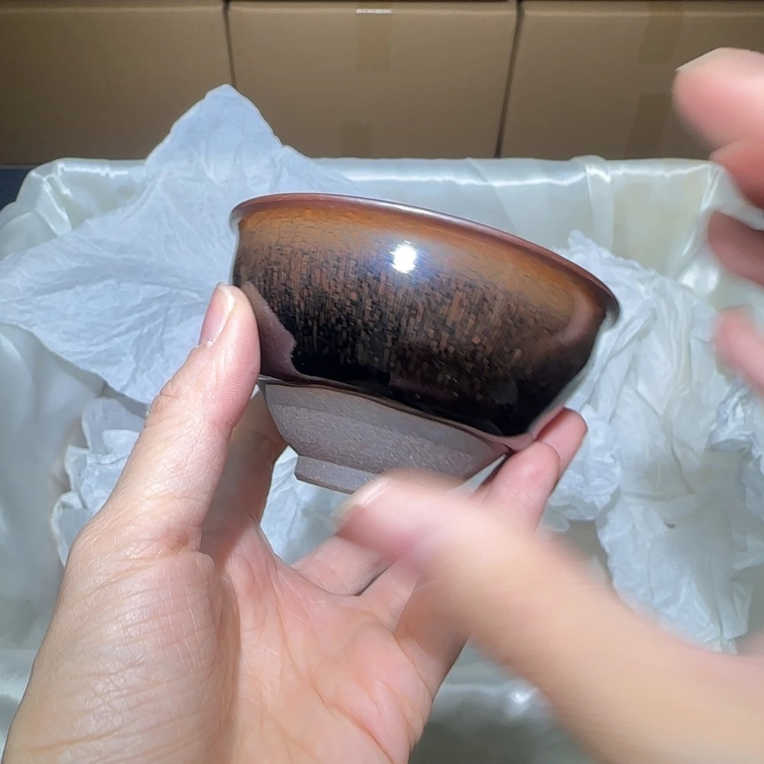 茶盏微瑕建盏，介意勿拍