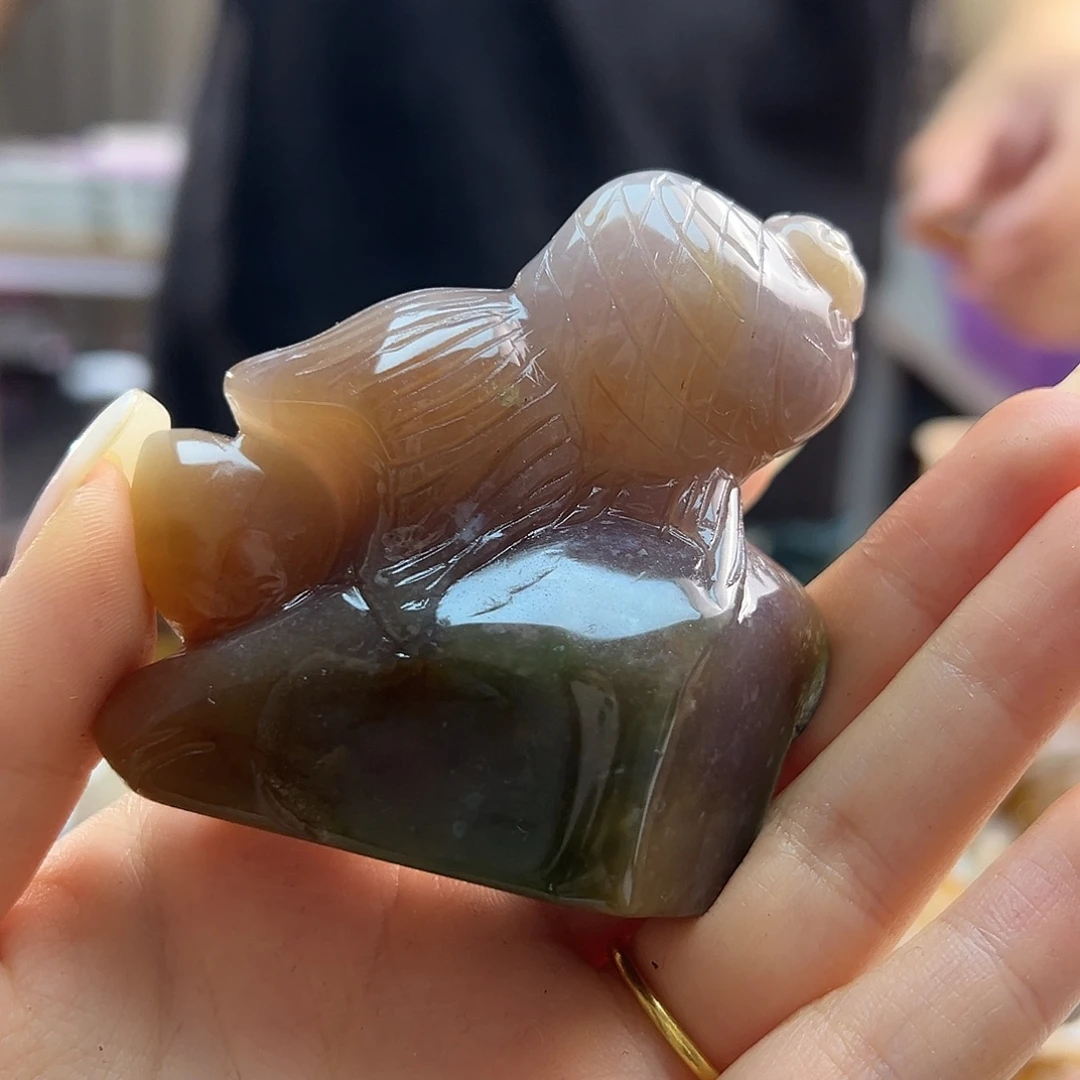 玛瑙/玉髓未镶嵌吊坠(不含链)