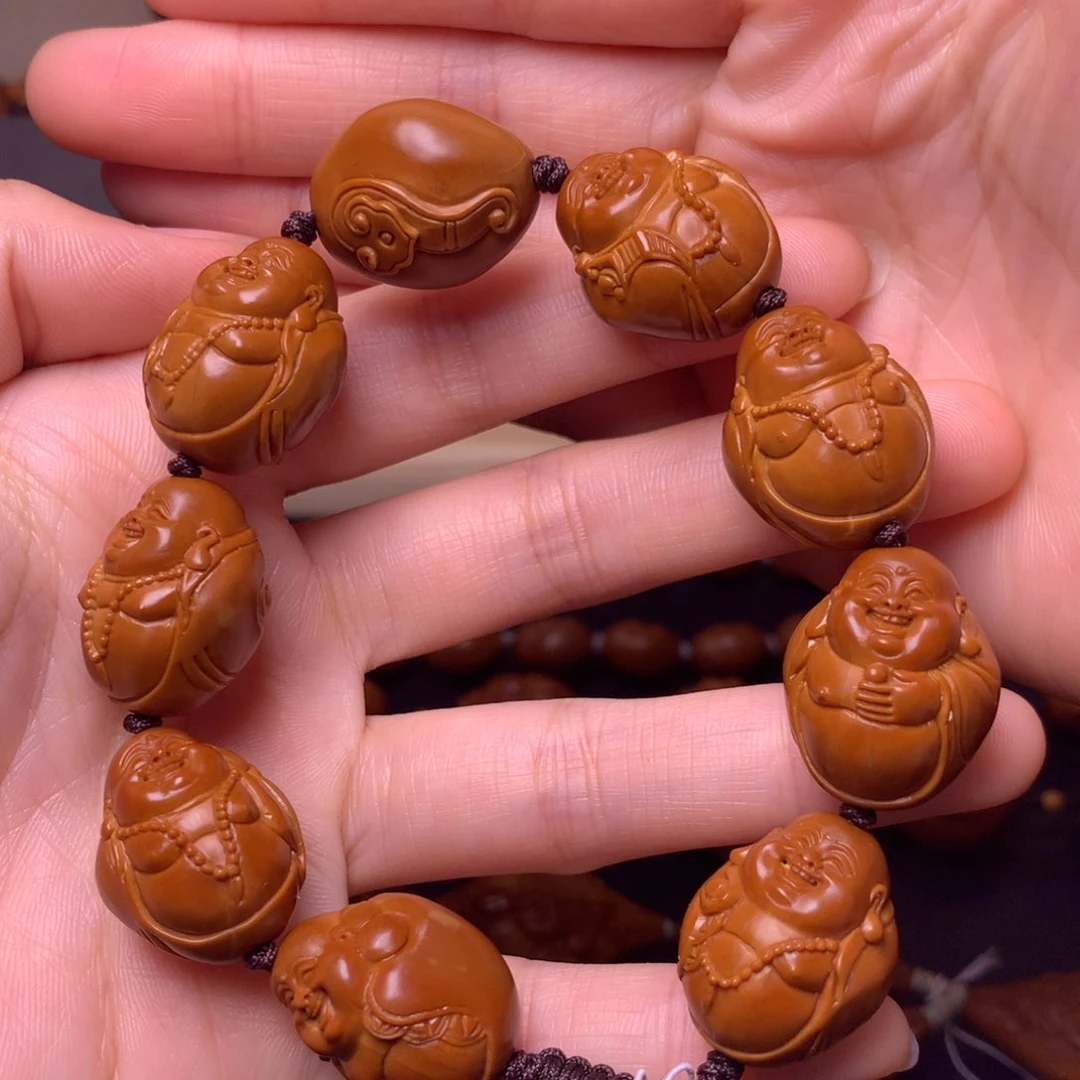 橄榄核手串/手链弥勒佛