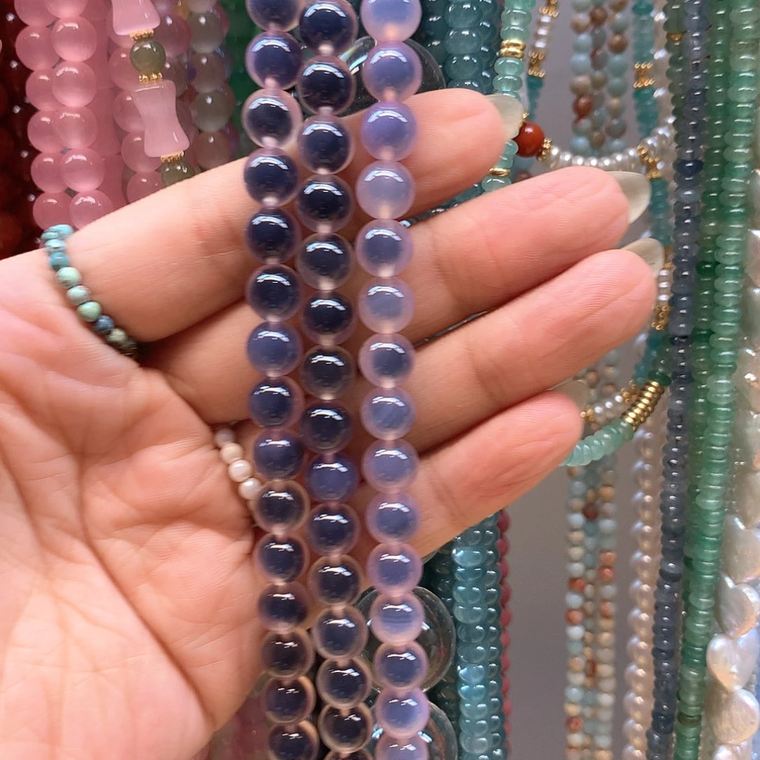 玛瑙/玉髓合金珠宝半成品糖心卡8
