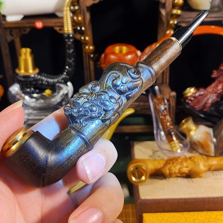 高端定制金丝楠烟嘴