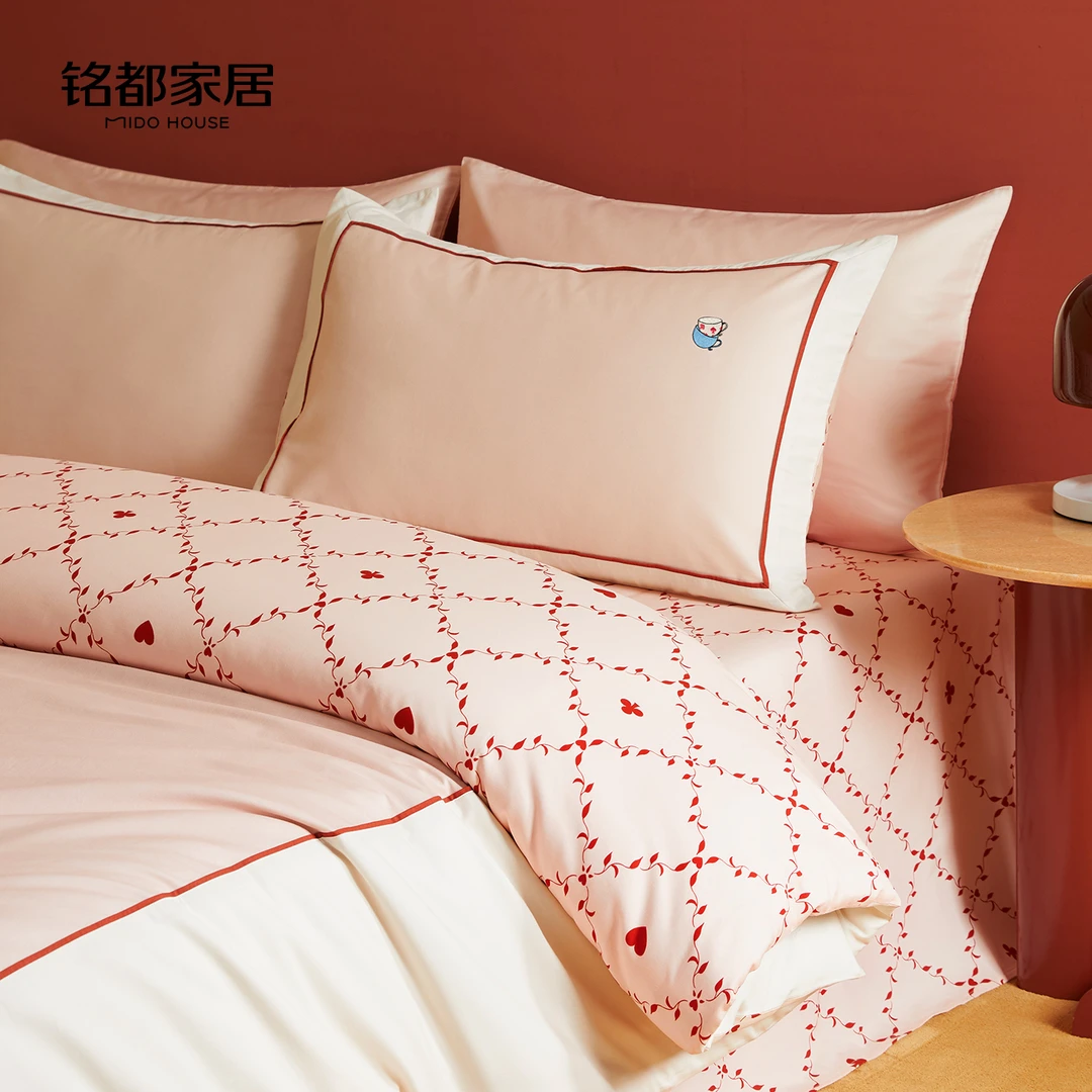 MIDOHOUSE「掉进兔子洞」100支新疆长绒棉全棉纯棉轻奢床品四件套