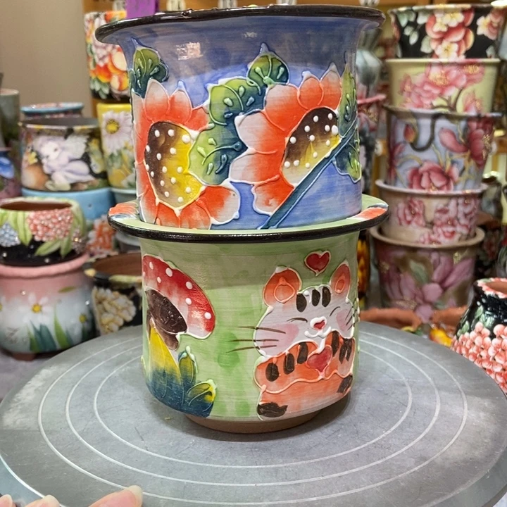 景德镇艺术手绘作品