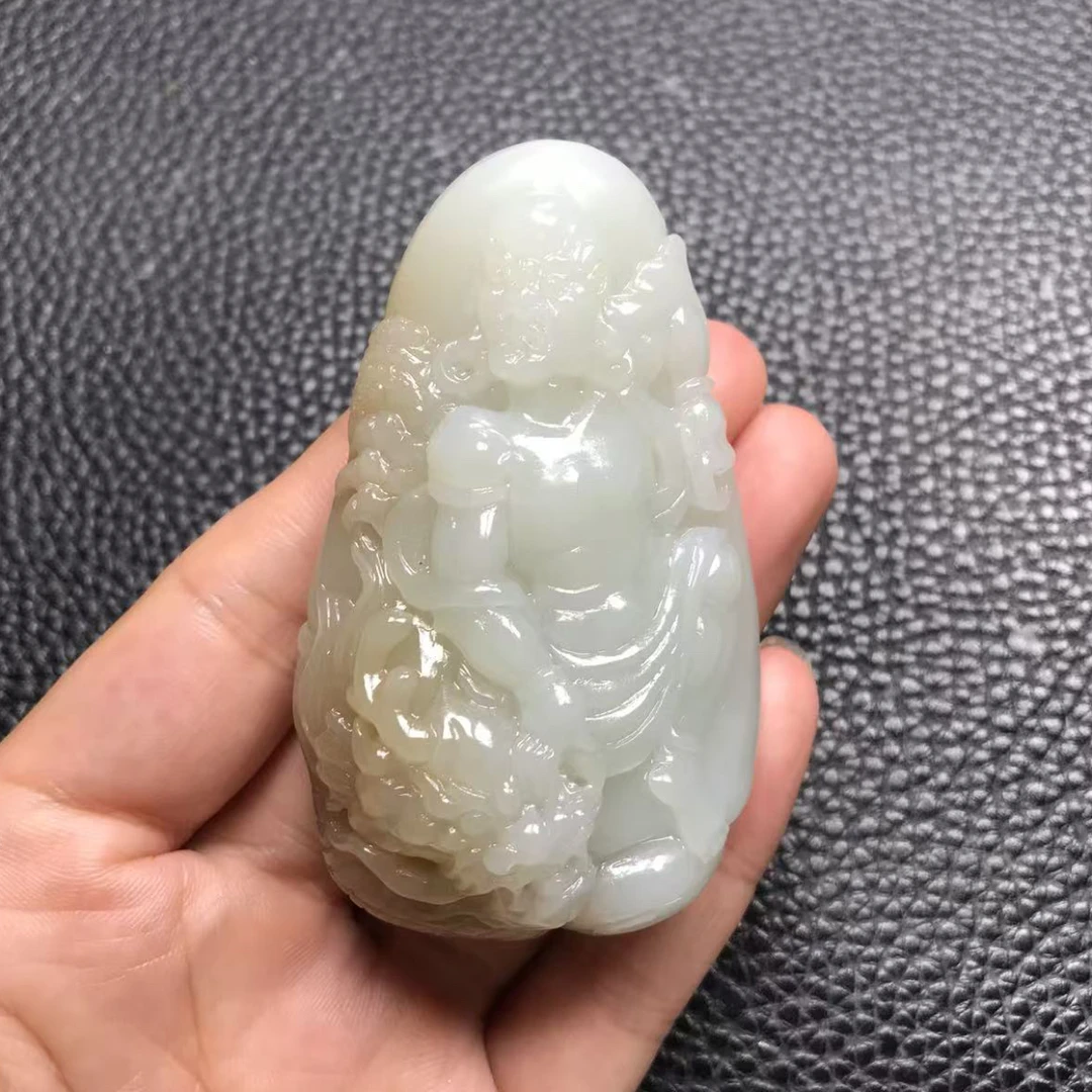 和田玉罗汉,实物漂亮