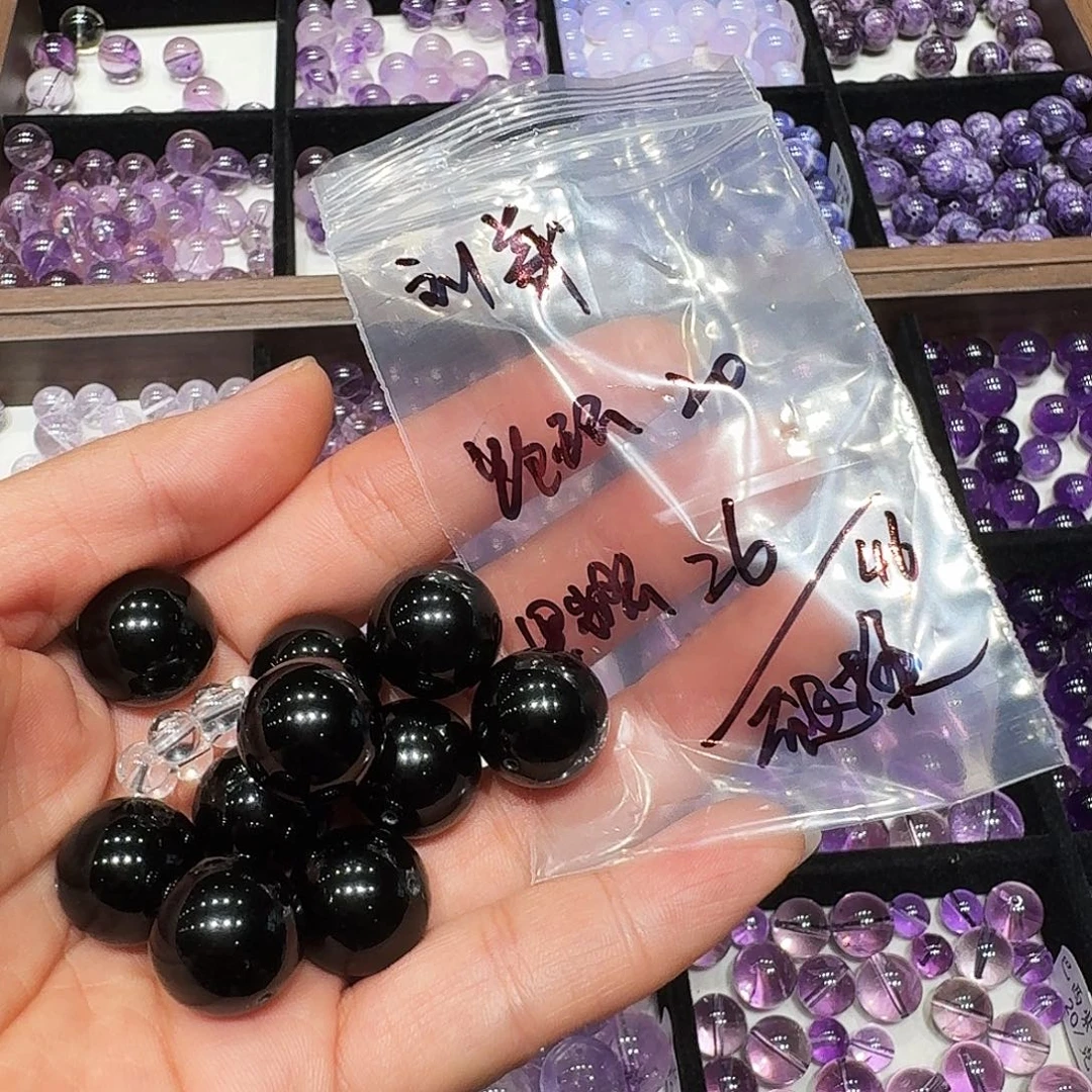 未镶嵌手链水晶黑耀