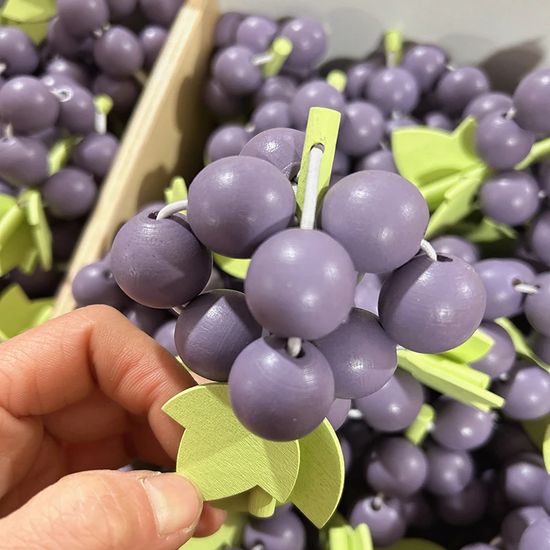 儿童过家家玩具仿真水果蔬菜木制实物桌面摆件模型男女孩