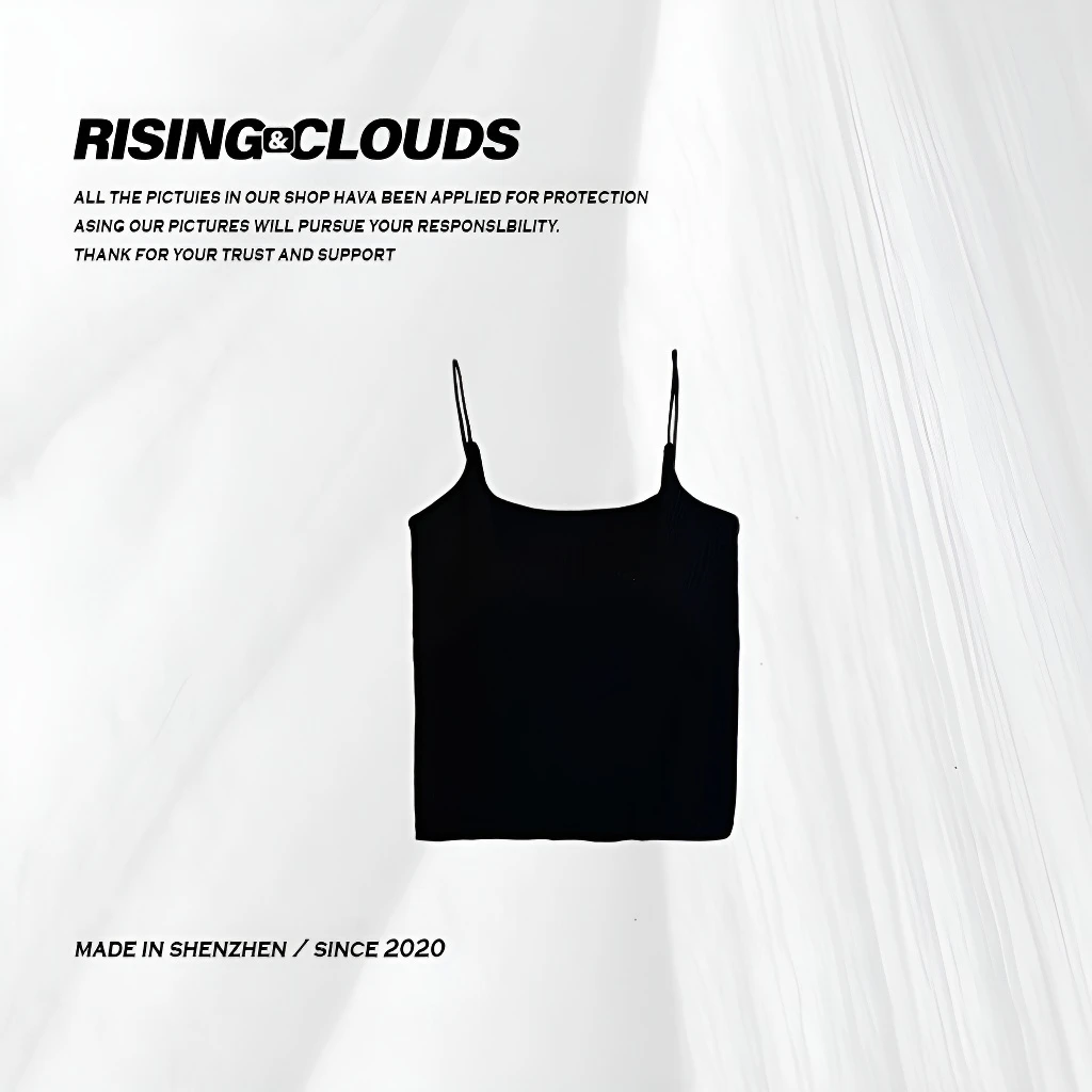 【小云姐】秋季简约百搭风细肩带吊带显瘦内搭日常外穿衫020086