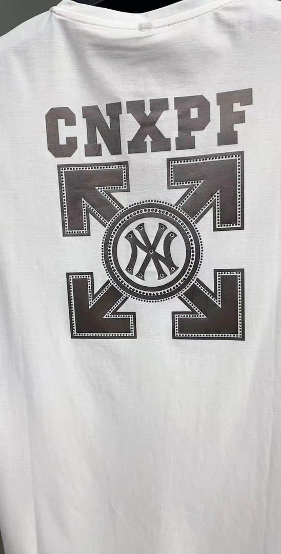 烫转工艺实体门店夏季圆领T恤