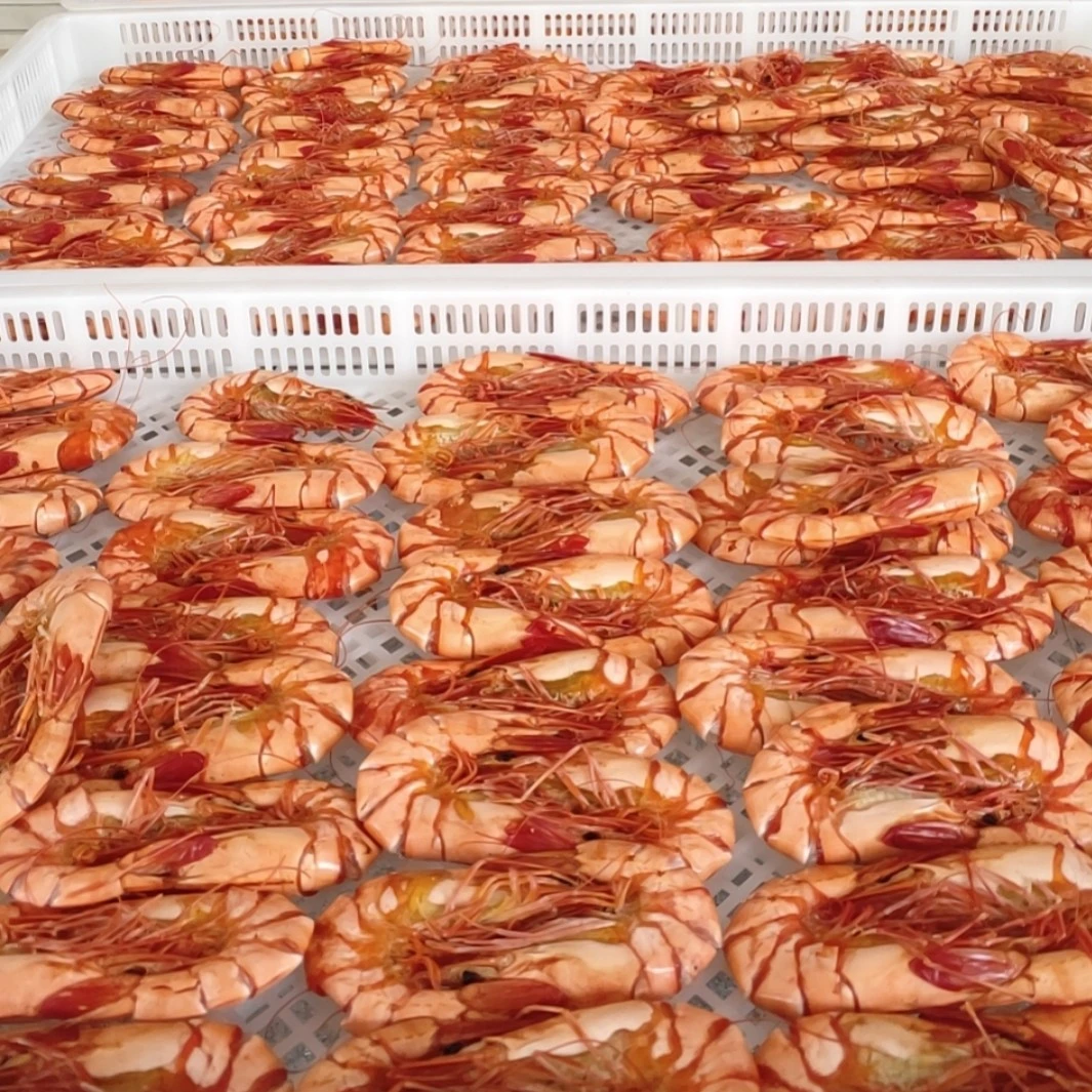 (朱有鱼)本港九节虾干38~48只斤开袋即食零食 海鲜干货 冷冻保存