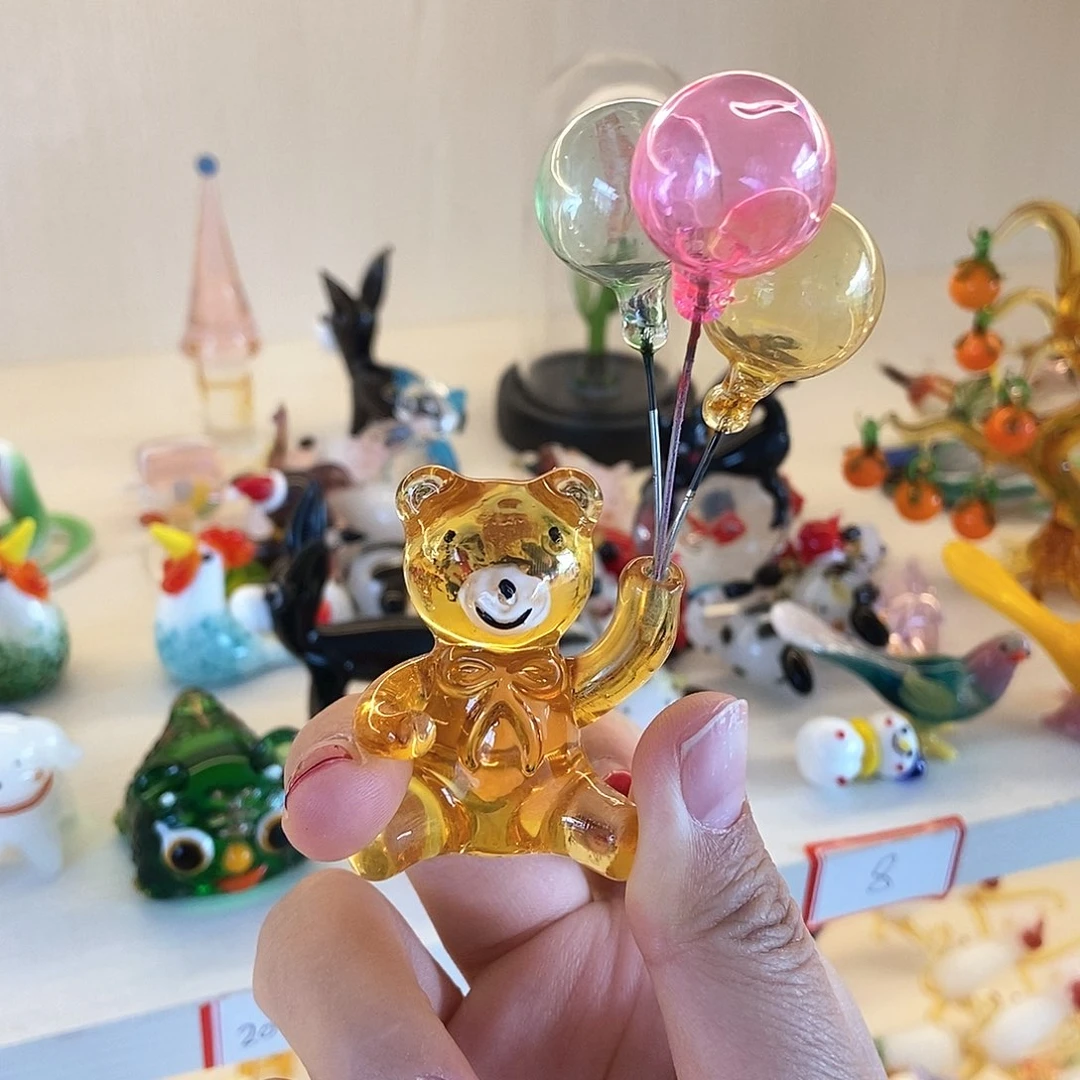 琉璃手工艺品气球熊