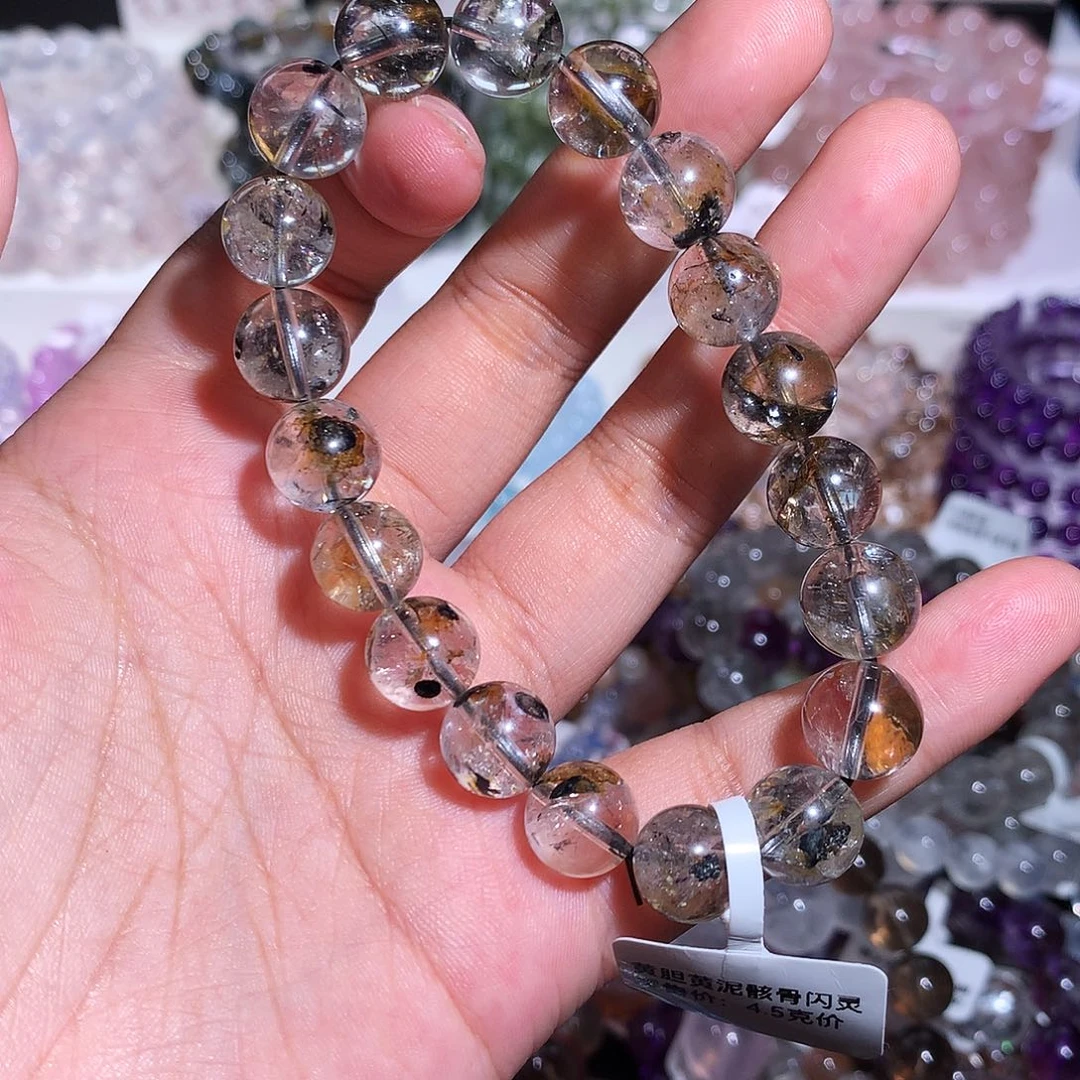 未镶嵌手链水晶黄泥骸骨闪灵钻10