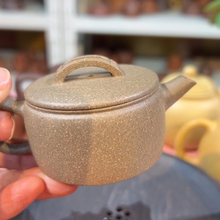紫砂茶壶青段汉瓦60cc