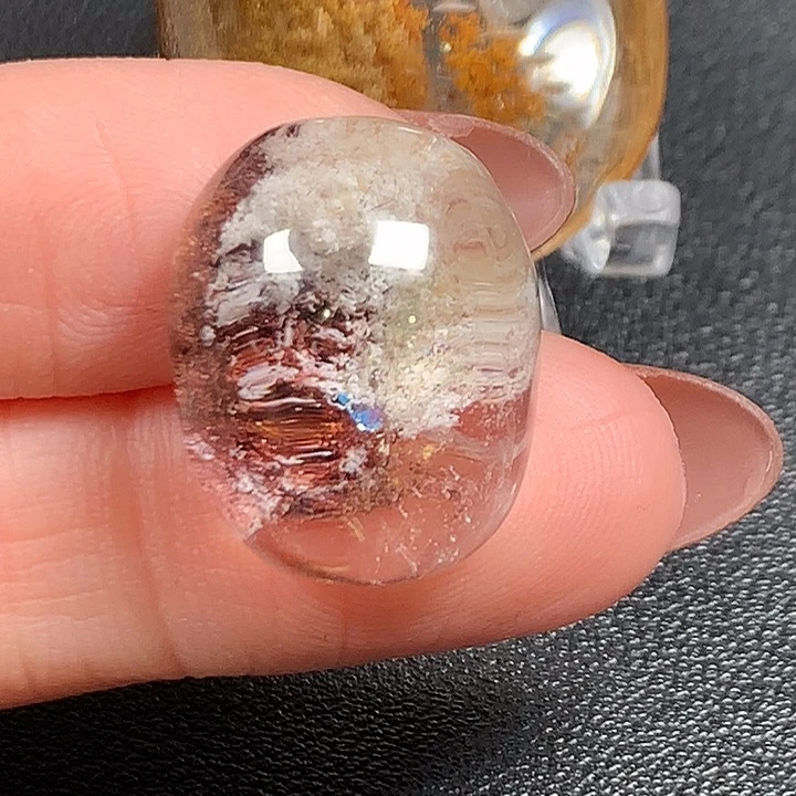 水晶吊坠(不含链)未镶嵌执**心