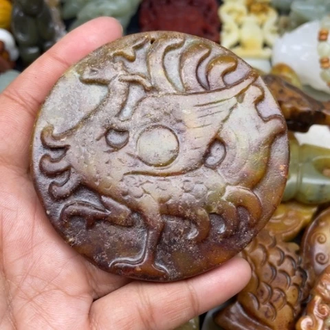 蛇纹石玉颈饰未镶嵌16