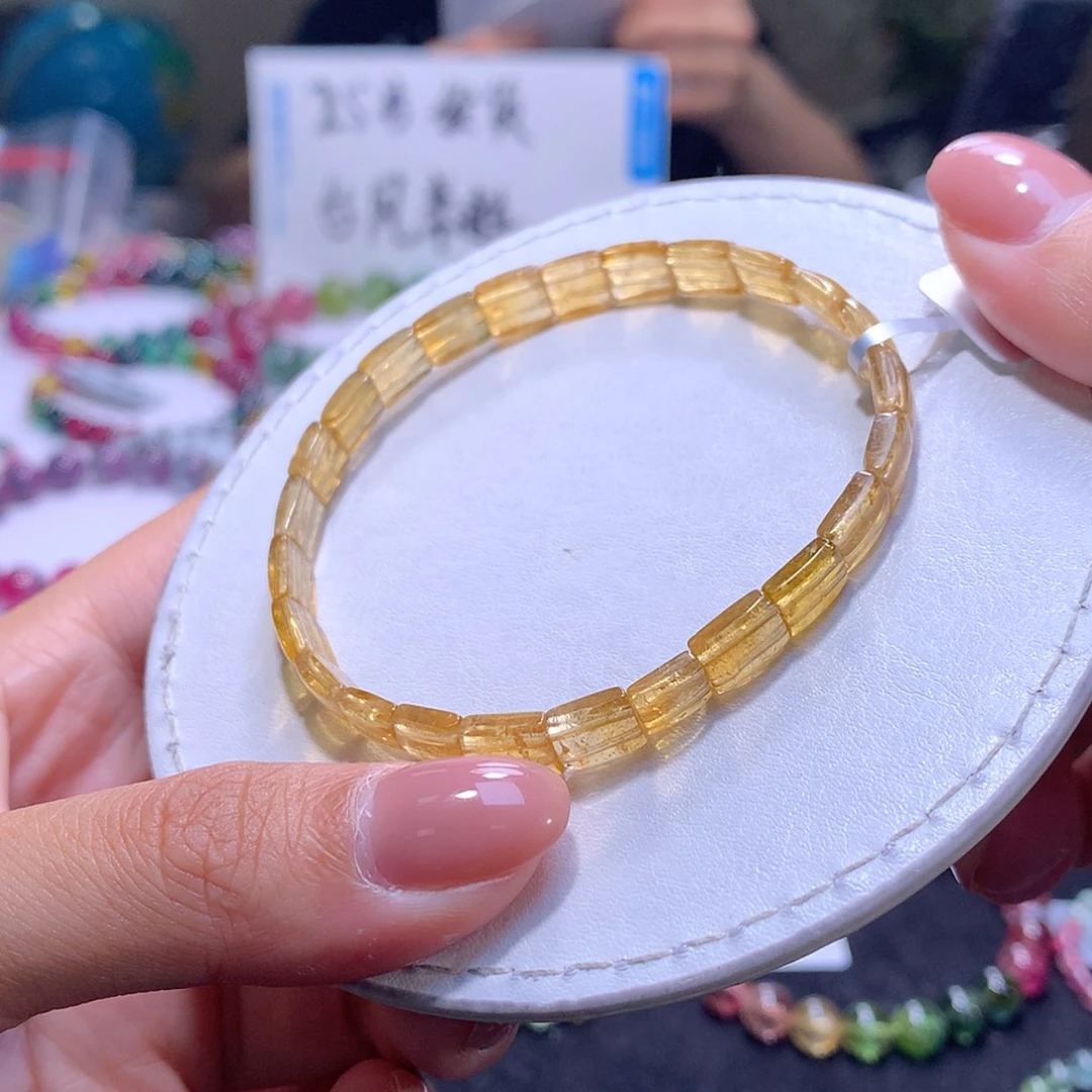 【闪购商品】未镶嵌手串碧玺6.8m