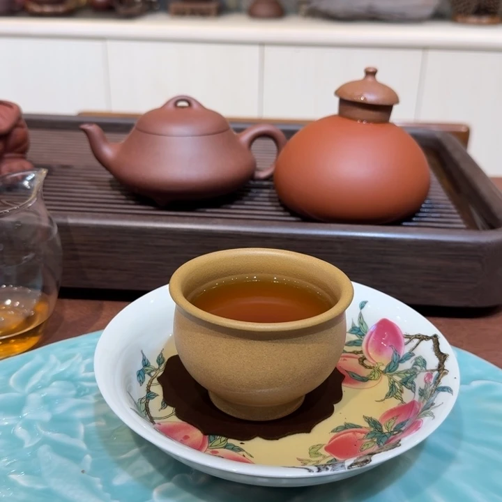 茶壶紫砂将军杯黄段紫砂主人杯