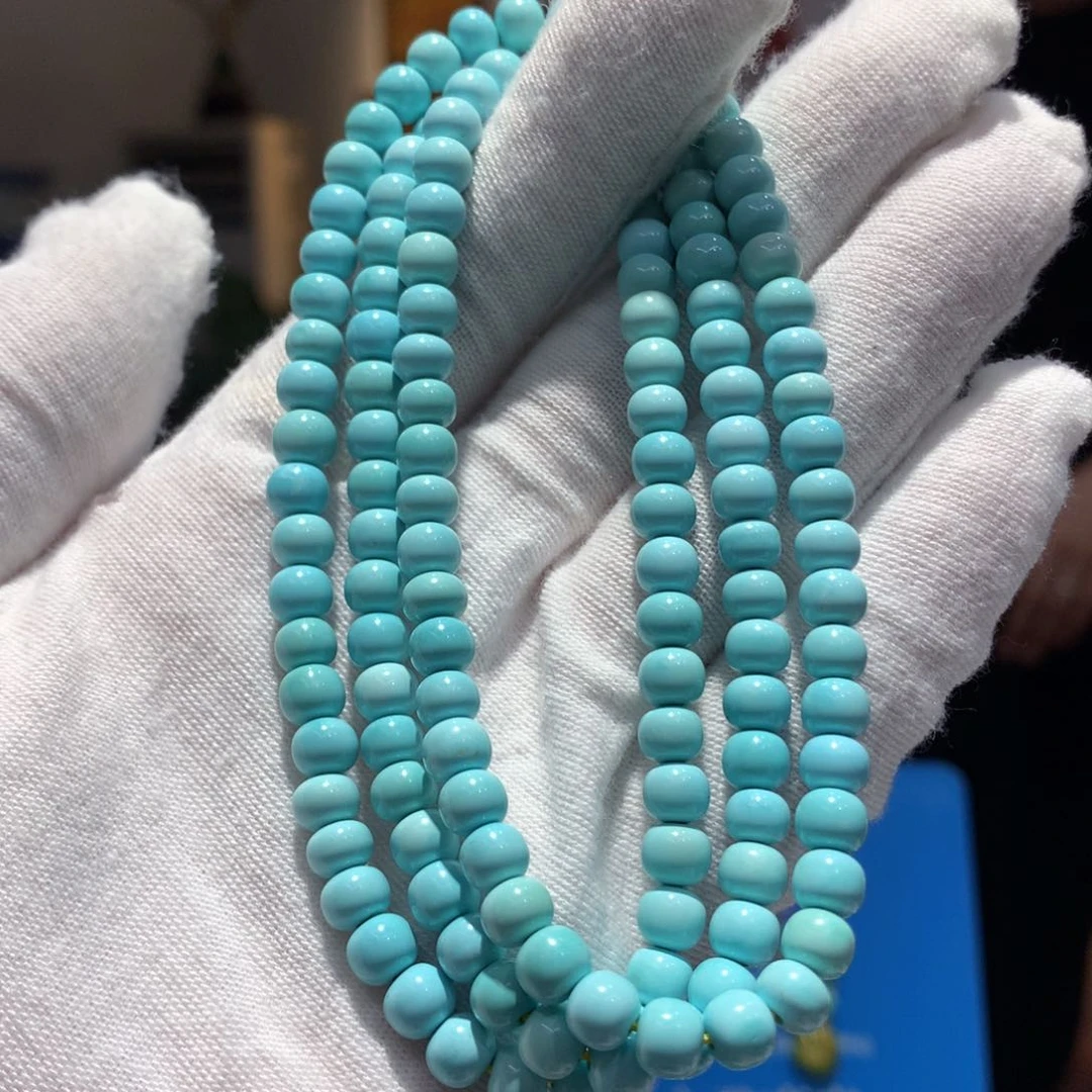 未镶嵌绿松石长链