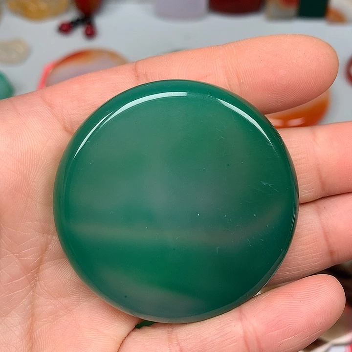 岩***行玛瑙/玉髓未镶嵌颈饰