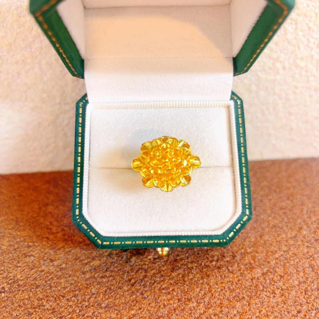 戒指 50133精美大牡丹时尚戒指指环