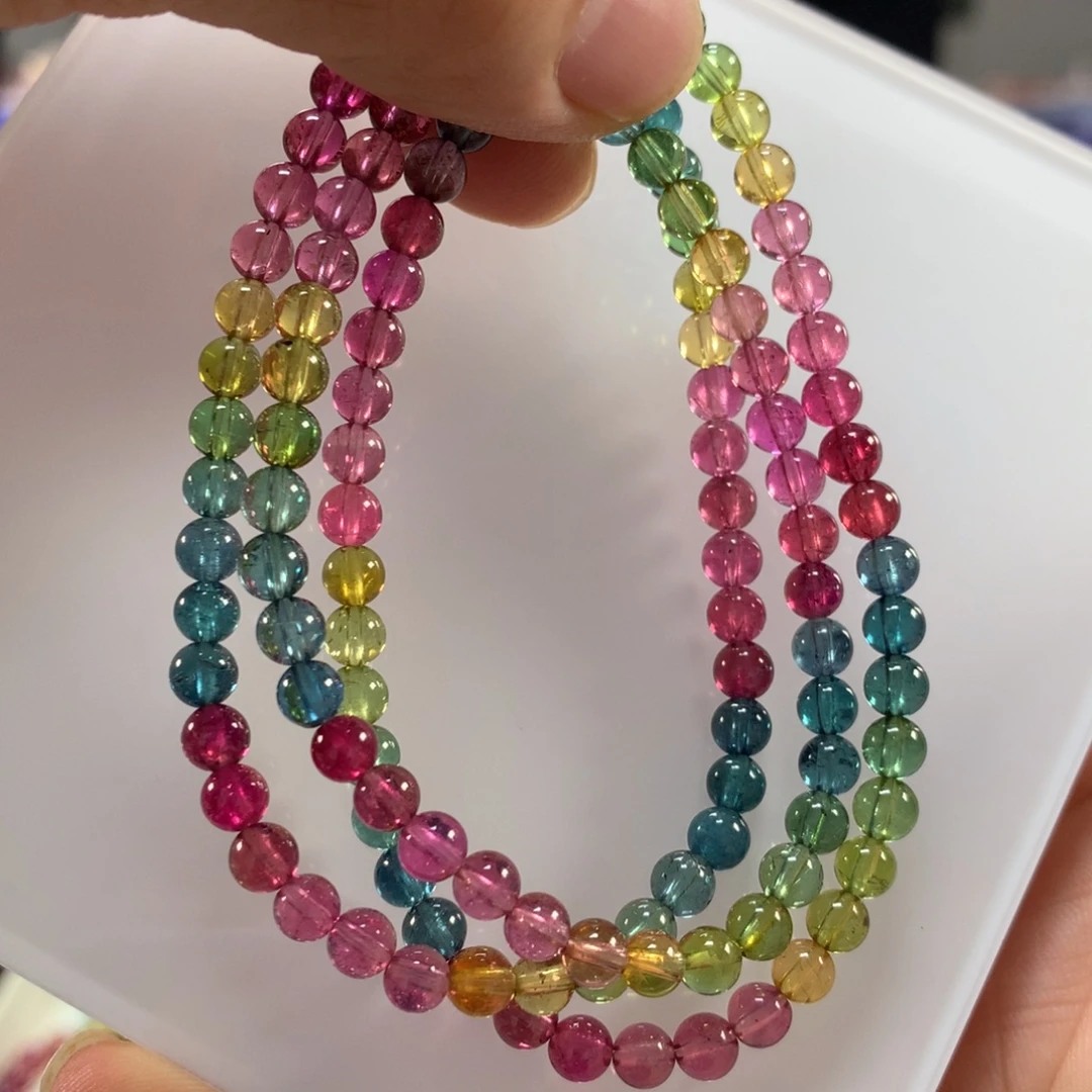 碧玺手链未镶嵌4.6左右