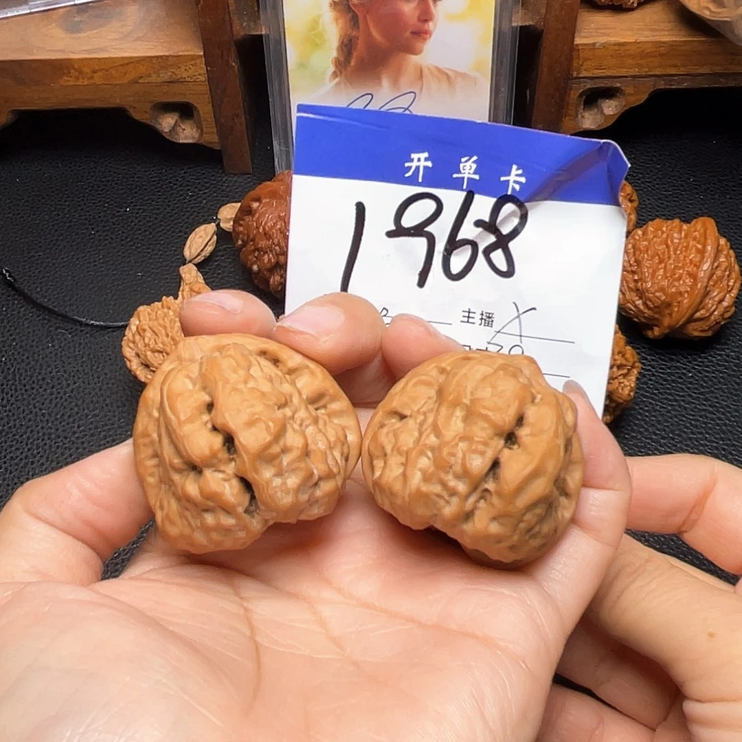 把件文玩核桃三角蛙蛙39尺