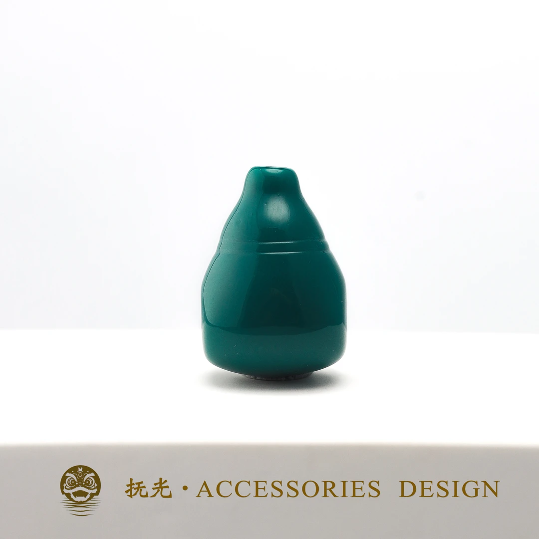 【抚光文玩】SW专属-地狱色议题三通星月猴头椰蒂文玩配饰佛头配件