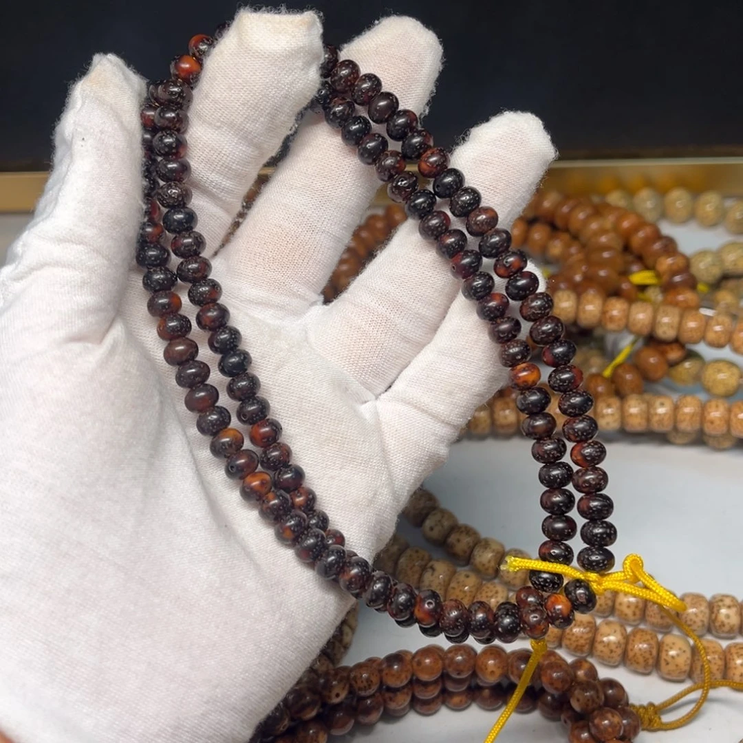 星月菩提吊坠7✖️5黑金玉化小苹果