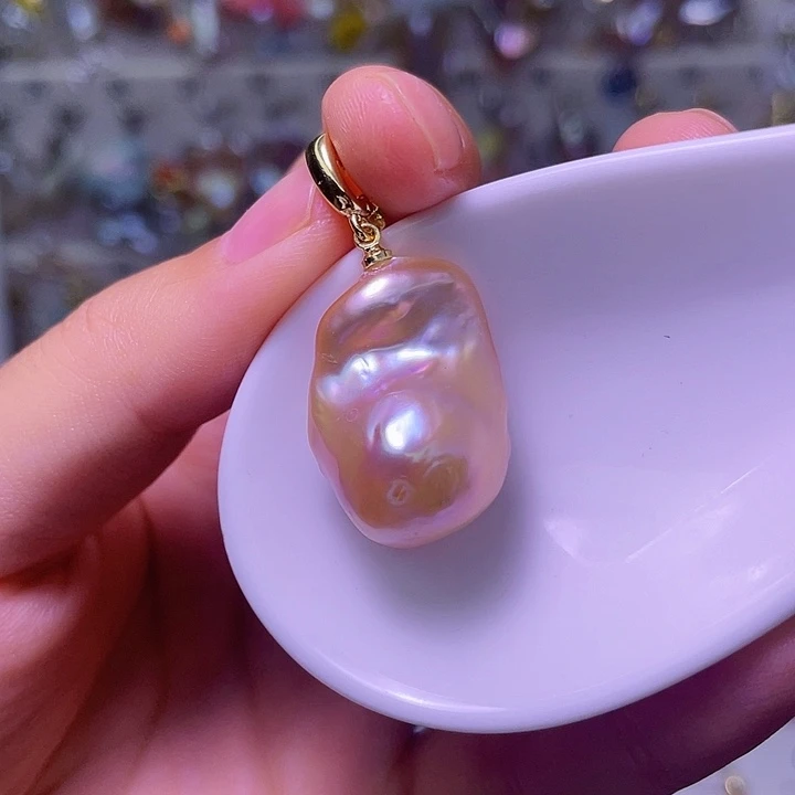 淡水珍珠合金颈饰12