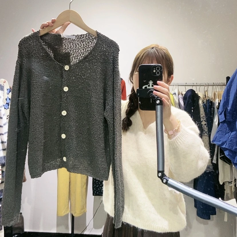 【闪购商品】深灰开衫