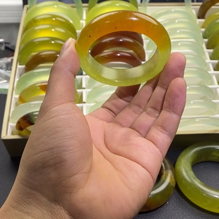 蛇纹石玉合金手镯53