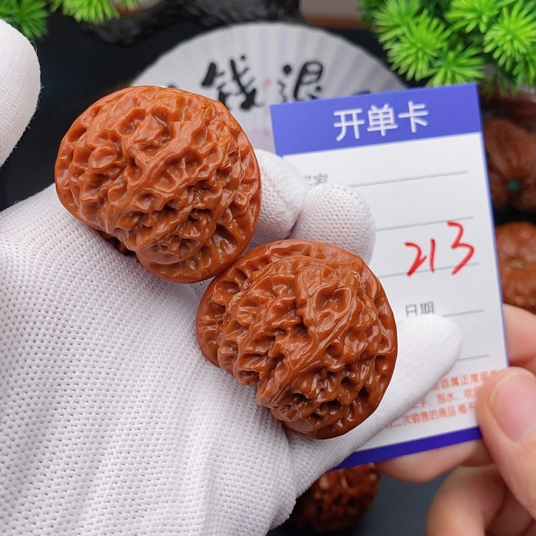 文玩核桃把件40宫灯213