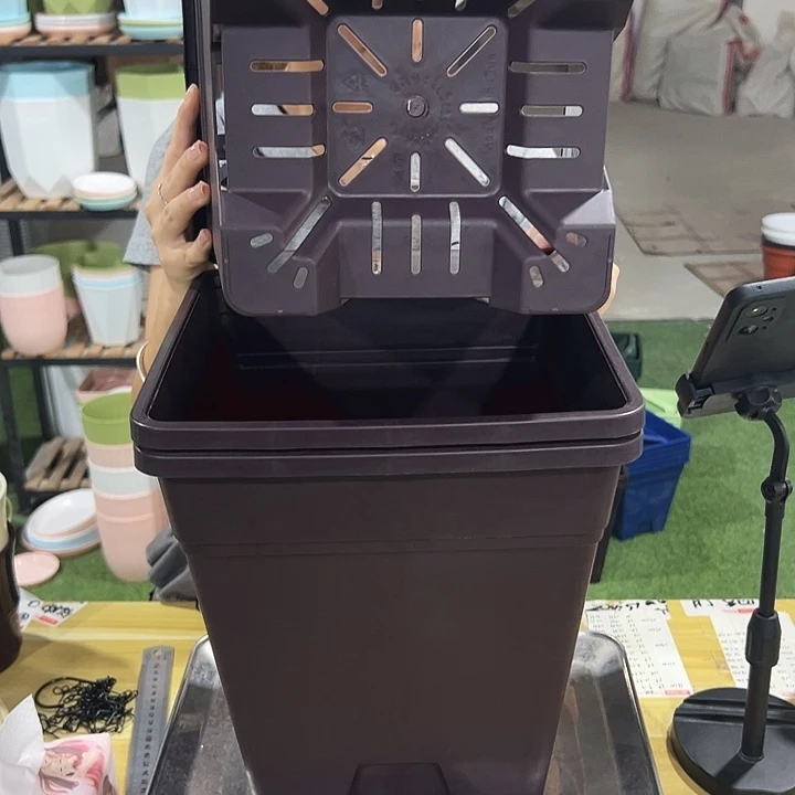 特价方盆口26高28紫砂无托3只
