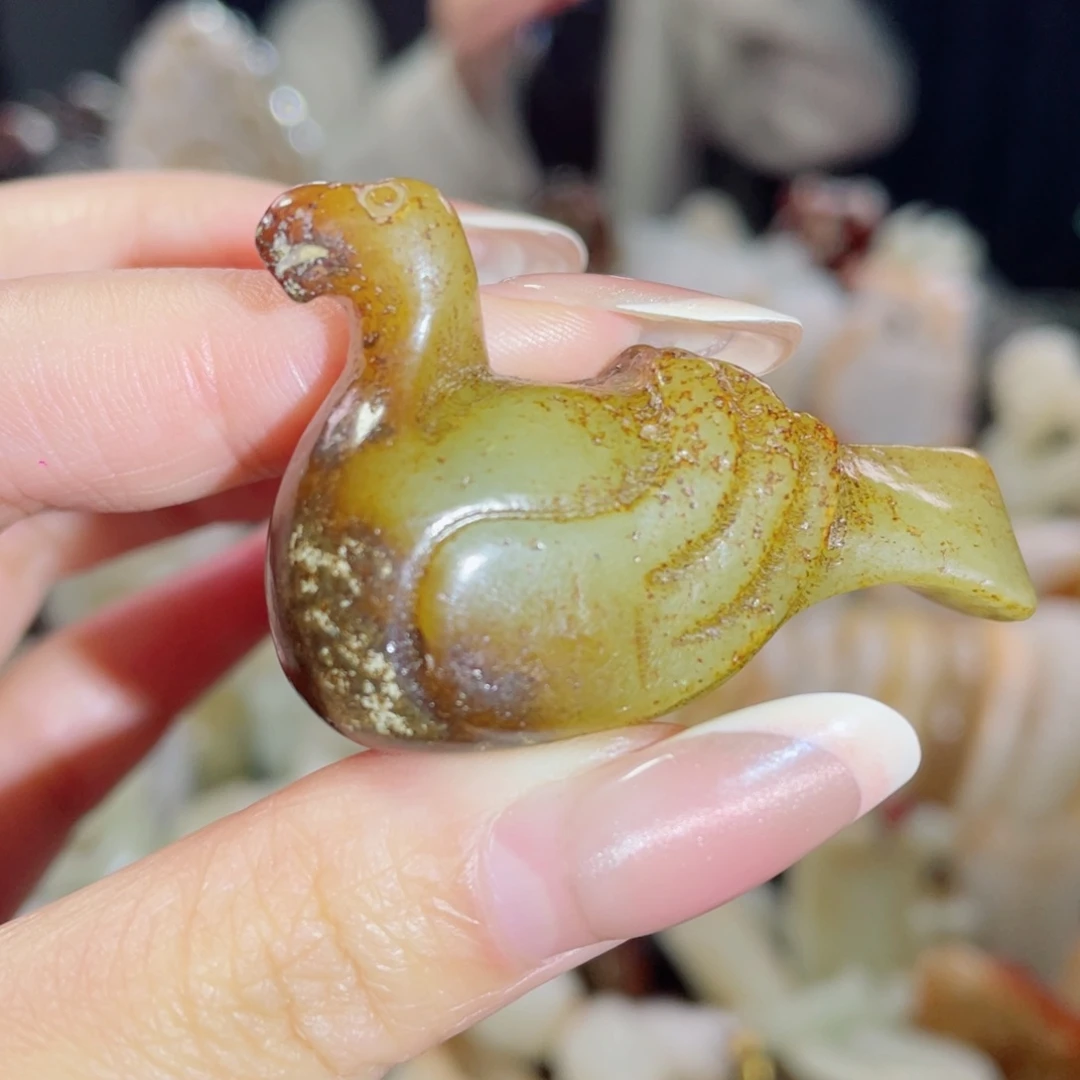 和田玉未镶嵌挂件19