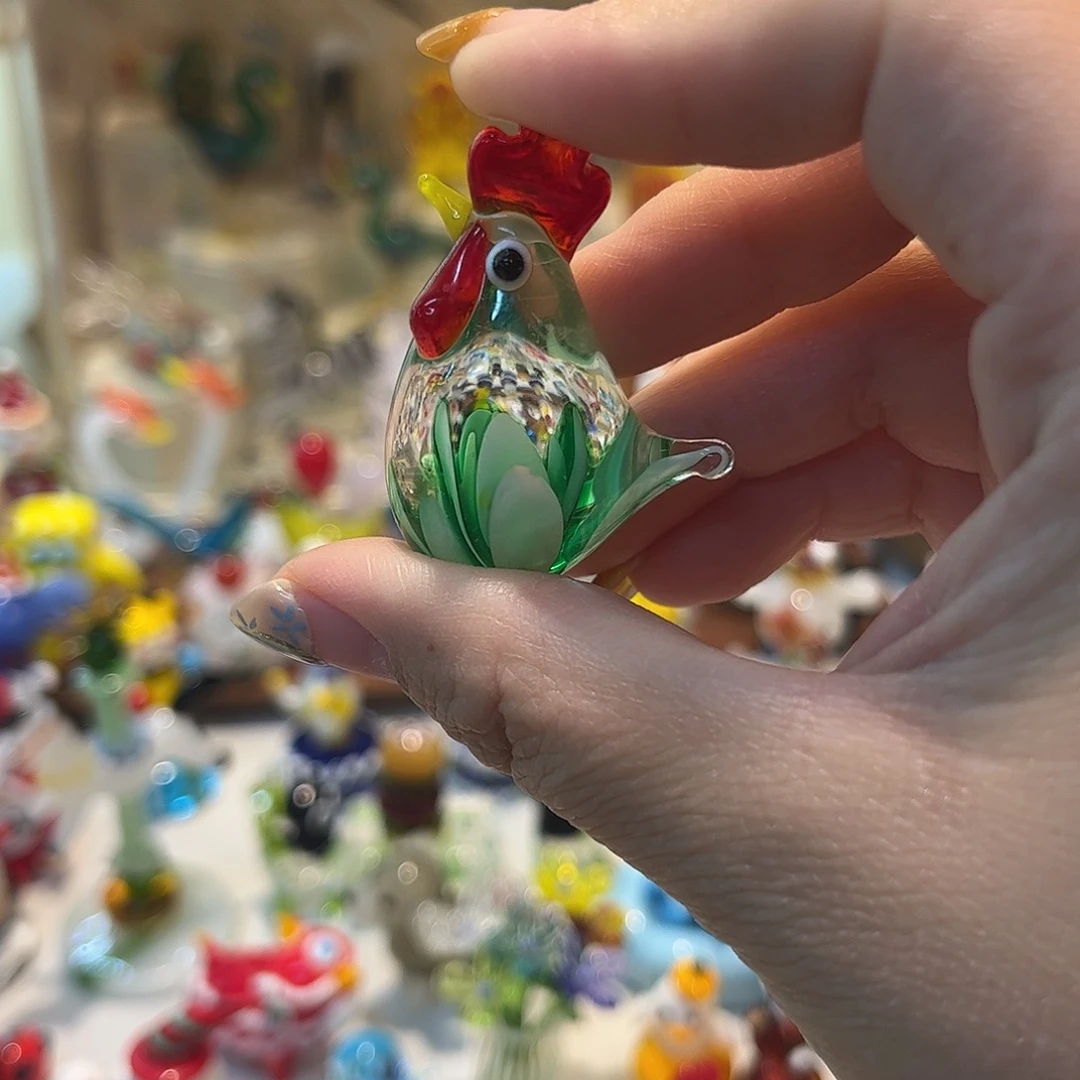 手工艺品琉璃扎花咕咕鸡