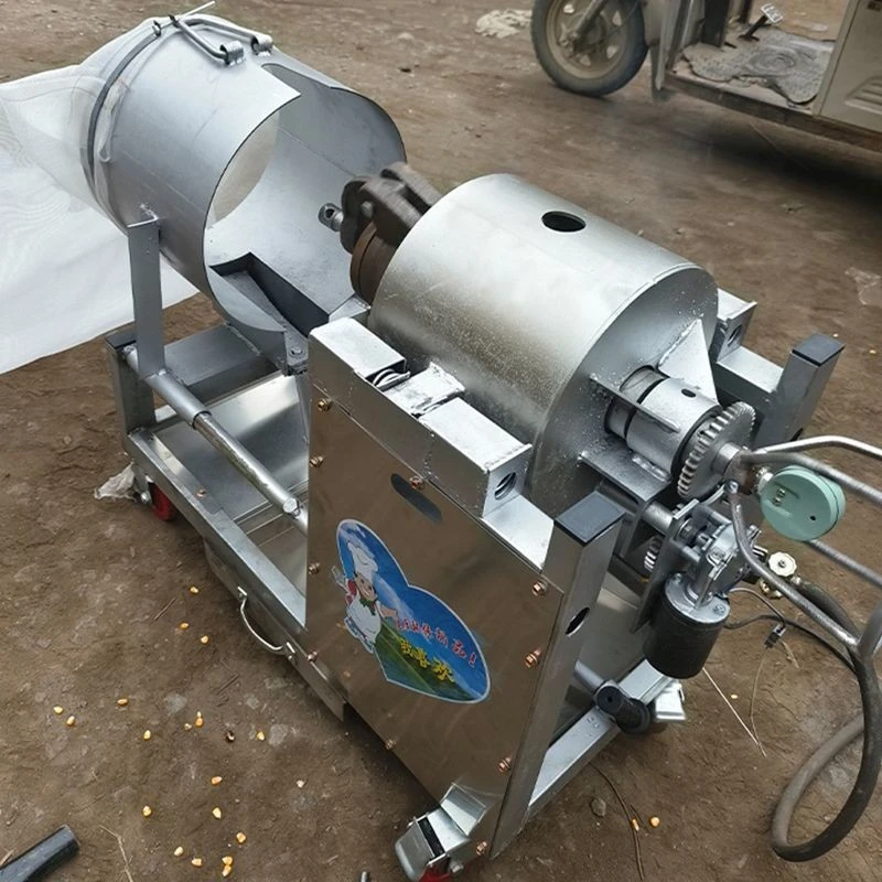 易搬运可拆卸爆米花机全自动大炮一体机商用多功能膨化机五谷杂粮