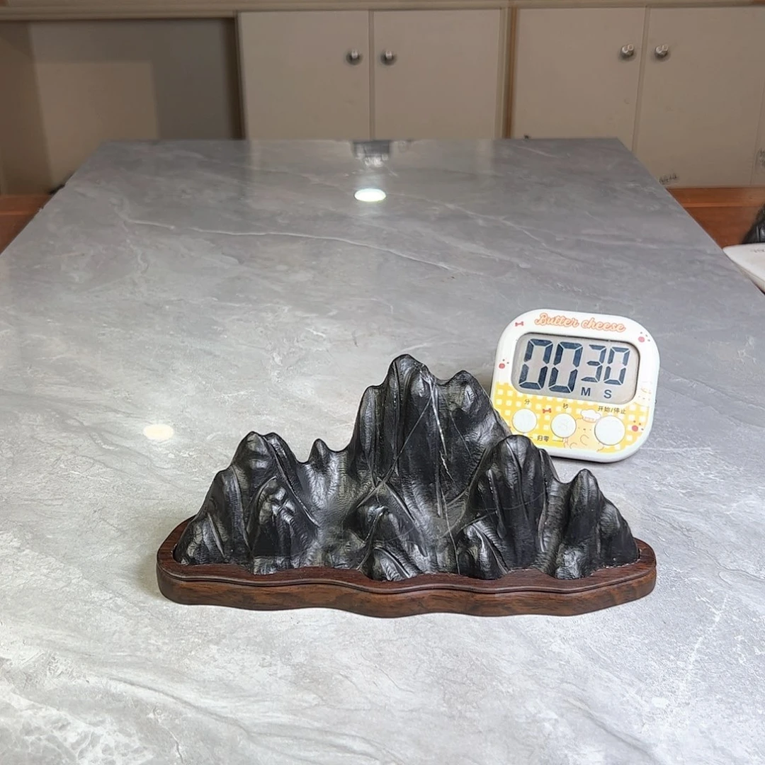 钱***多灵璧奇石博览会摆件