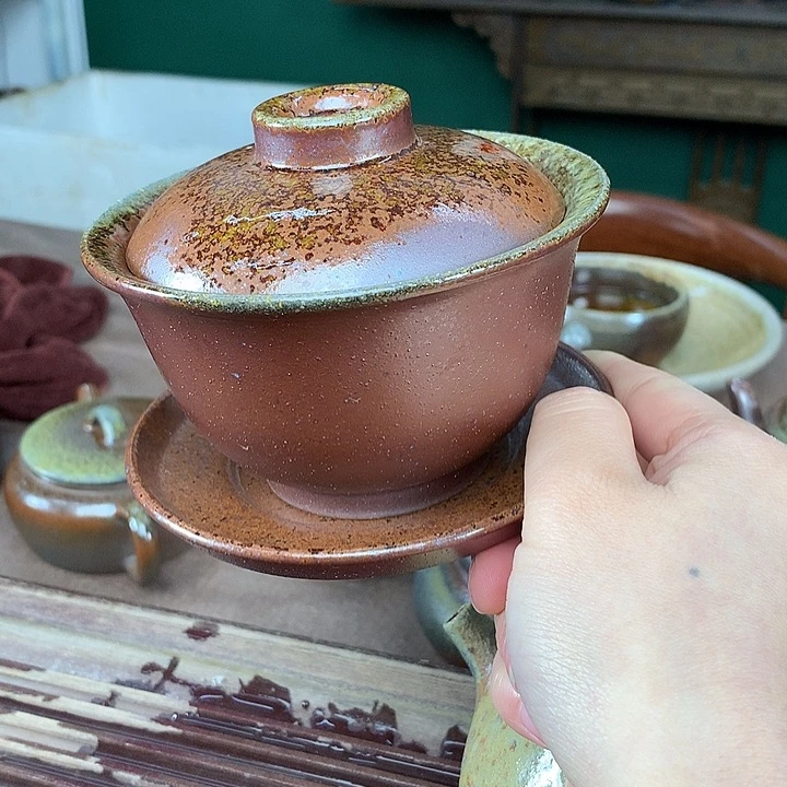 紫砂柴烧纯自然柴烧