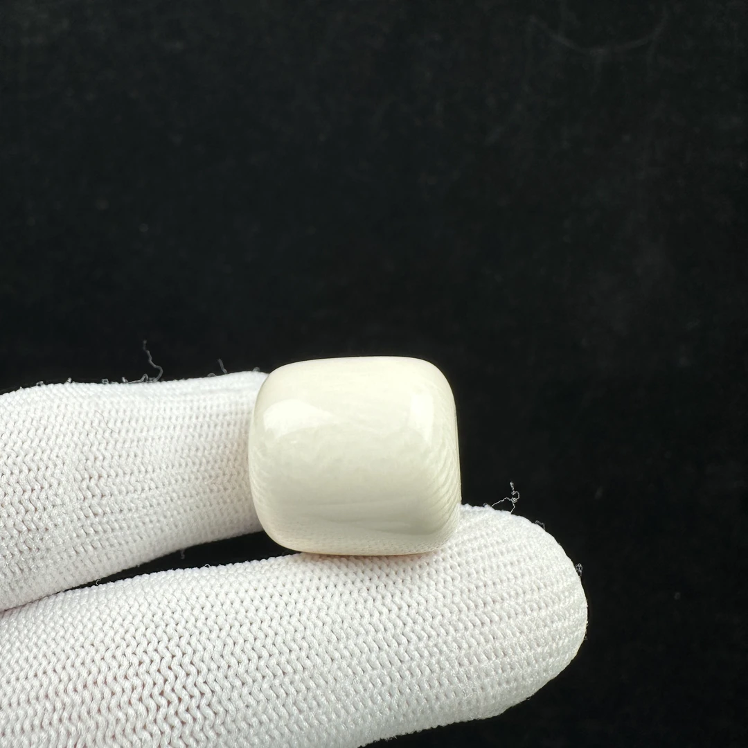 J9587天然猛犸牙 桶珠19.8*19.8mm一物一图 支持鉴定 假一罚十