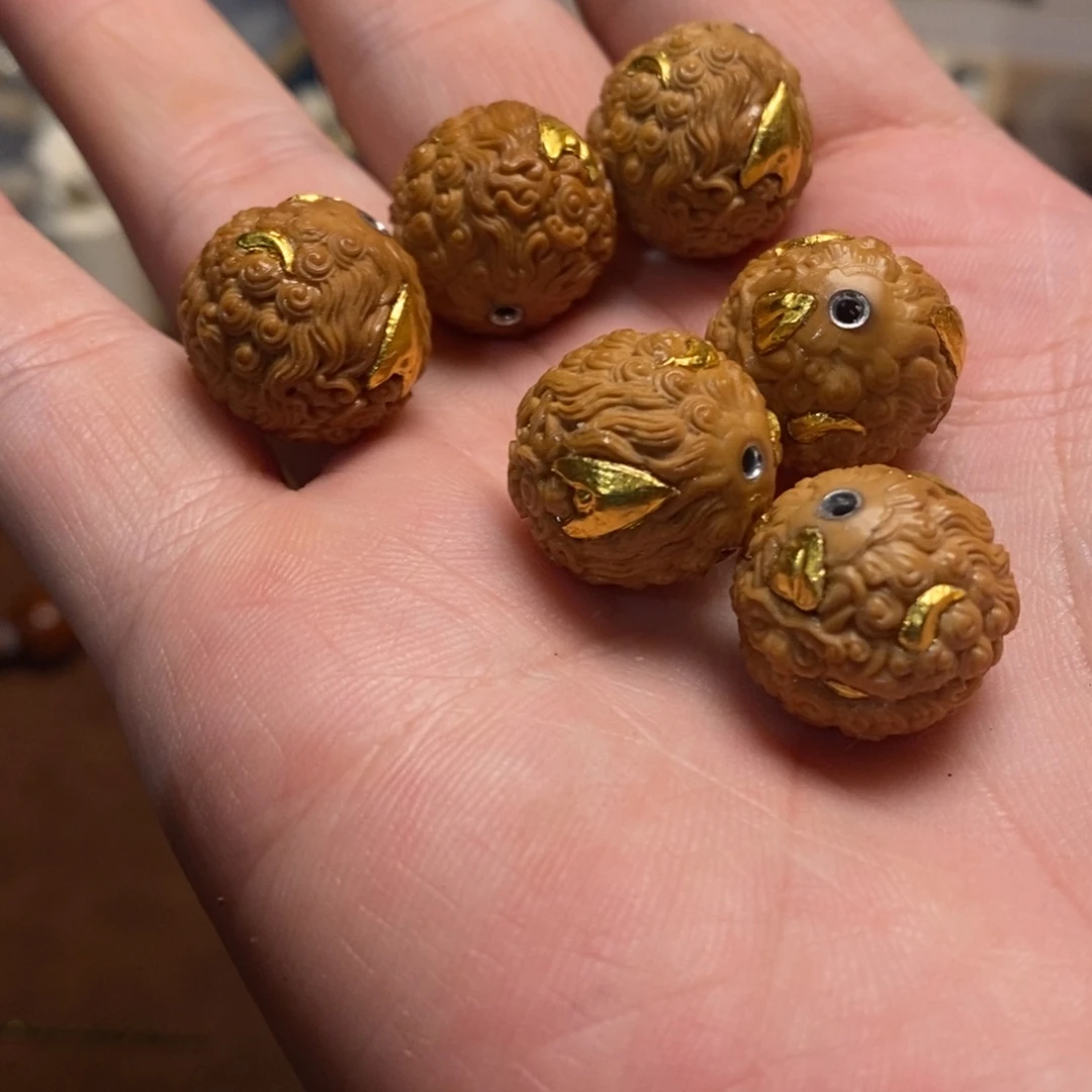金刚菩提手串猴头福狮