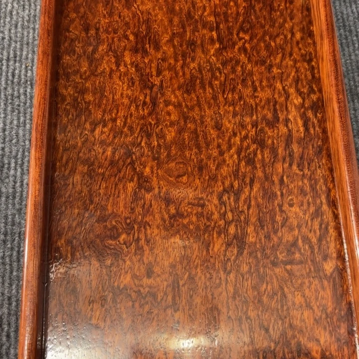 茶***店木缅甸花梨独板托盘