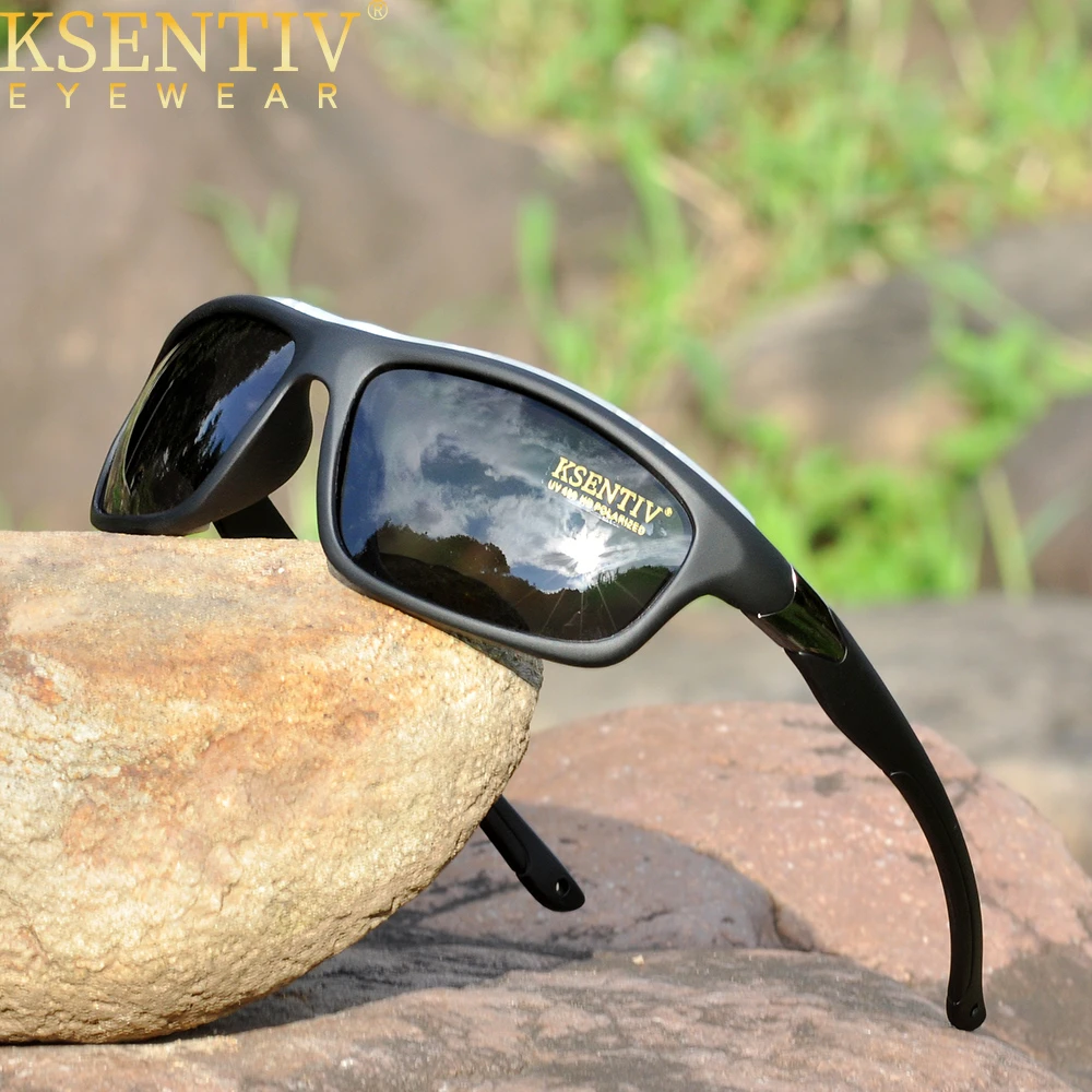 凯森蒂男士运动偏光太阳镜防紫外线钓鱼跑步眼镜开车骑行运动风