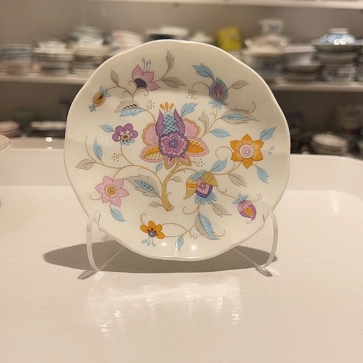 花***心瓷大牌小盘子1个大漂亮小可爱